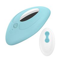 PTS 7 Frequencies Invisible Remote Control Vibrantor Waterproof Body Masager Rechargeable Six Toy for Women (BL)