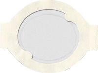 3M Healthcare Tegaderm Clear Absorbent Acrylic Dressing 5-3/5" x 6-1/4" Oval, 3-2/5" x 4-1/4" Pad Size, Large (Box of 5 Each)