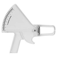 Body Caliper Tool, Personal Body Muscle Monitor Skinfold Tester for Slimming Accurately Measure Body Content, Skin Fold Measuring Tape(white)