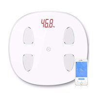 Body Fat Scale, Floor Scientific Smart Electronic LED Digital Weight Bathroom Balance Bluetooth APP Android or iOS