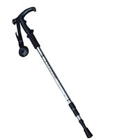 Jolly Trekking Poles Walking Sticks Hiking Pole Collapsible Anti Shock Ultralight Adjustable (Color : Silver)