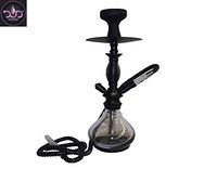 Brand New DUD Samara 15" 1 Hose Hookah Combo Pack Comeplete Kit with Hard Top Carrying Case … (Black)