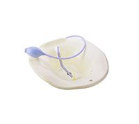 JFGUOYA Sitz Bath Over-The-Toilet Perineal Soaking Bath with Flusher, for Hemorrhoidal Relief, Pregnant Women,The Elderly, Post-Episiotomy Patients,Beige
