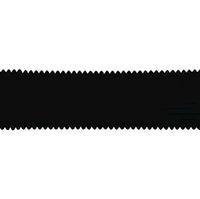Midwest Rake 79055 36" Neoprene Squeegee Blade, 3/16" Notch, Both Sides, Black