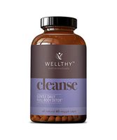 Wellthy Cleanse All Natural Gentle Daily Full Body Detox, 60 Veggie Capsules
