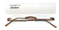 The Original Flexie Reading Glasses By Calabria (2.75, Root Beer)