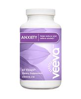 Veeva Anxiety Formula Anti-Anxiety Supplement with 100% Natural Ashwagandha, Holy Basil, Theanine, American Ginseng & More for Natural Anxiety Relief (60)