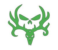 Home Grown Claremore Buck Slayer - Vinyl Decal Sticker | Cars Trucks Motorcycles Laptops Wall Décor | Multiple Colors | 5.5" W X 5.5" H | Green HGC1376