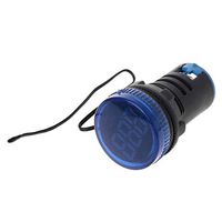 Mwergkou 22mm AC 50-380V Thermometer Indicator Light LED Digital Display Temperature Measuring Induction Ranging -20-119℃