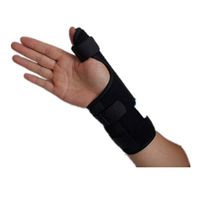 SUPVOX Wrist Thumb Support Brace Right Hand Wrist Support Splint Protector for Trigger Finger Pain Relief Black L
