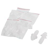 uxcell Silicone Outdoor Swimming Water Sports Mushroom Shape Earplug Ear Protector 6 Pairs White