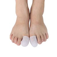 6 Pairs Gel Toe Cap, Toe Protectors/Sleeves, Breathable Cushions Provide Relief from Missing or Ingrown Toenails, Corns, Blisters, Hammer Toes, Reusable Big Toe Protector