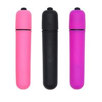 PTS 10 Frequency Mini Bullet Vibranter Waterproof Body Msager for Women 3 Pcs