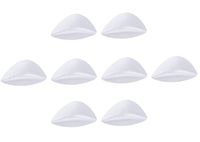 4 Pairs Clear Silicone Adhesive Arch Support Gel Insole Pad for Flat Feet Correction Relieves Pain Reduces Pressure