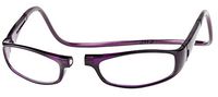 Clic Magnetic Euro Reading Glasses in Purple +3.00