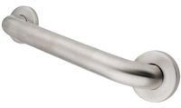 Kingston Brass GB1218CT Designer Trimscape Concealed Flange Textured ADA 18-Inch Grab Bar with 1.5-Inch Outer Diameter, Stainless Steel