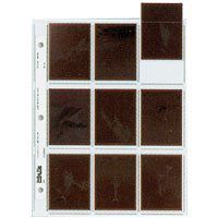 Print File Pkg 25 Archival 120 Negative Preservers. Holds 9 Individual 6x7 Sleeved Negatives or 18 collectable Cards or 2 1/2 x 3 1/2" Wallet Size Prints