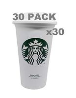 Starbucks Reusable Travel Cup To Go Coffee Cup (Grande 16 Oz)30 pack