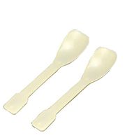 Black Temptation 200PCS Disposable Plastic Spoon Dessert Supplies Transparent Spoons