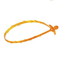Dredging Tool Kitchen Bathroom Floor Drain Sewer Dredge Sink Hair Remover Cleaning Hook Tool for Kitchen Toilet - Orange