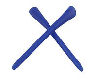 1 Pair of Anti-Skid Ear Pads Silicone Material - Blue