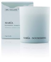 SPA of ICELAND Vegan Aromatherapy Candle MARÍA Nourishing | Lead-Free Wick | 37 Hours Burn time | Verbena Lemon, Ylang Ylang, Vanilla Scent | Soy Wax | Vegan Paraffin | Cruelty Free | 5.5 oz |155 gr
