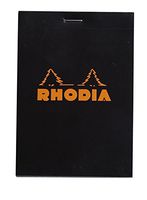 Rhodia Staplebound Black 3.375 x 4.75 Graph Notepad - R122009