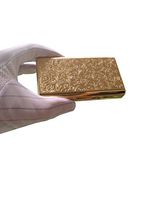 Cigarette Case Cigarette Box (Metal, Gold)
