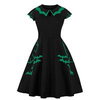 Naladoo Women Lace Short Sleeve Bodycon Cocktail Party Pencil Dress Mini Dresses Green