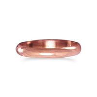 Antimicrobial Pure Copper Therapy Ring Band for Men & Women, Uncoated Solid Copper, Effective Against Viruses, Germs, Bacteria, Trace Mineral, Natural Relief of Arthritis; 3mm, 6mm, 8mm; Size 5-12
