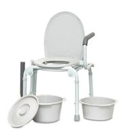 Deluxe Drop-Arm Commode