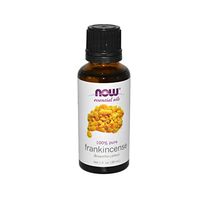 NOW Essential Oils, Frankincense Oil, Centering Aromatherapy Scent, Steam Distilled, 100% Pure, Vegan, 1-Ounce