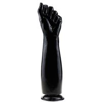 Xfg-zx Soft process Deep Tissue Mas-sage Women's Āmȁl Plúg Huge Size Silicone Toy 13.8inches Realistic D-d Ultra-Soft D-d With Super Powerful Suction，High Simulation Hand Mould ( Color : Black )