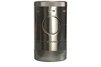 Xikar Volta Quad Flame Tabletop Lighter, High Performance, Camera Aperture-Inspired Lid, Gunmetal
