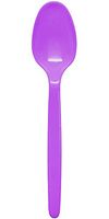 Karat U2100 (Purple) 5.9" PS Heavy-Weight Disposable Teaspoon, Purple (Pack of 1000)