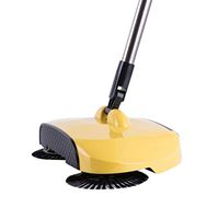 Jsmhh Hand-Pushed Household Sweeping Machine Automatic Lazy Broom Sweep one Machine Broom Dustpan Set Gift Multi-Color Optional, f