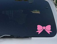 CELYCASY Hair Bow Tie Decal Bumper Window Sticker for Car, Laptop, MacBook, Tablet