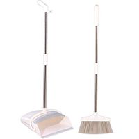 Broom and Dustpan Broom Set Broom set household cleaning broom sweeping hair broom broom Long Handled Dustpan and Brush Set wisp broom