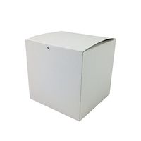 Black Cat Avenue 7"x7"x7" White Gloss Gift Boxes 5 Count