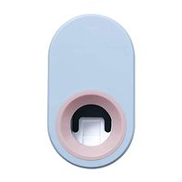 Automatic Toothpaste Dispenser Wall Mounted Hands Free Toothpaste Squeeze for Kids Shower Room Bathroom Family(Sky Blue)
