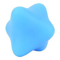 Woyisisi Silicone Massage Ball Hex Shape Silicone Massage Roller Body Massage Ball Fitness Finger Relax Tool(Blue)