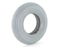 200 x 50 Solid Foam-Filled Tire - Ribbed Tread - Primo Spirit