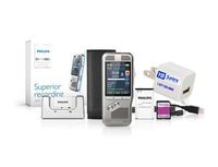 YBS Philips Digital Pocket Memo with Power Adapter and Premium Case with Belt Clip