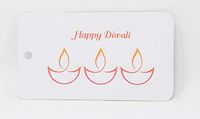 Desi favors Happy Diwali Gift Tags