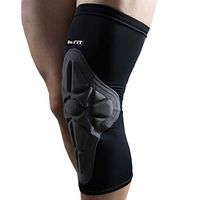 Knee Brace Sleeve - Leg Support Compression Pads for Impact Protection and Performance Sport Training | Great for Tendonitis, Stiff and Sore Muscles and Joints [DR. FIT]