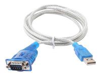 6' USB 2.0 to Serial (9-Pin) DB-9 RS-232 Adapter Cable - Blue