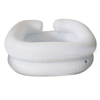 Inflatable Shampoo Basin for Pregnant Woman and The Disabled Portable Basins with 1 Free Random Color Inflator