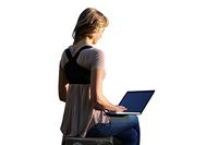 Upper Back Straightener, Posture Corrector Clavicle Brace for Women and Men, Slouching Hunchback Corrector Lightweight Adjustable Medical Posture Support Brace Lifetime Warranty Stealth Support Medium