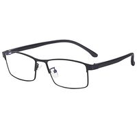 Blue Light Blocking Glasses Vintage Classic Vision Care Eyewear for Men Fashion Glasses Eye Glasses Frames Anti Blue Light Business Eyeglasses(Black)