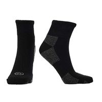 Doctor's Choice Non-Binding Casual Quarter Socks, Women's, Diabetic Friendly, Seamless Toe & Half-Cushioned, 2 Pairs, Black, Medium (Womens Shoe Size: 6-10)
